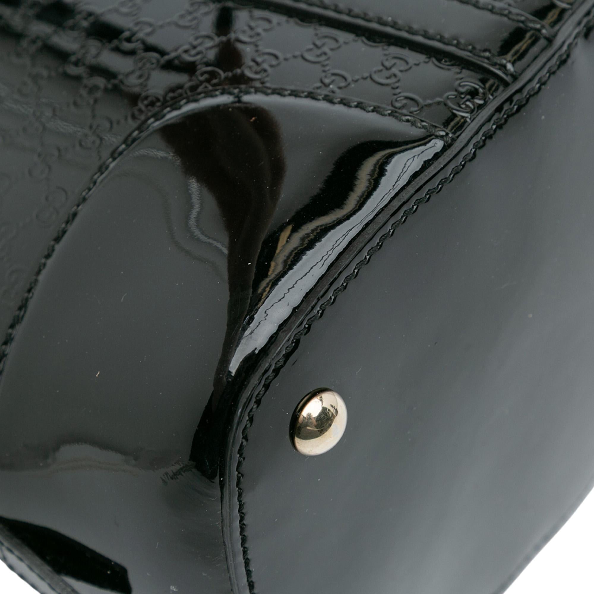 Gucci Small Microguccissima PatLBt Nice Satchel