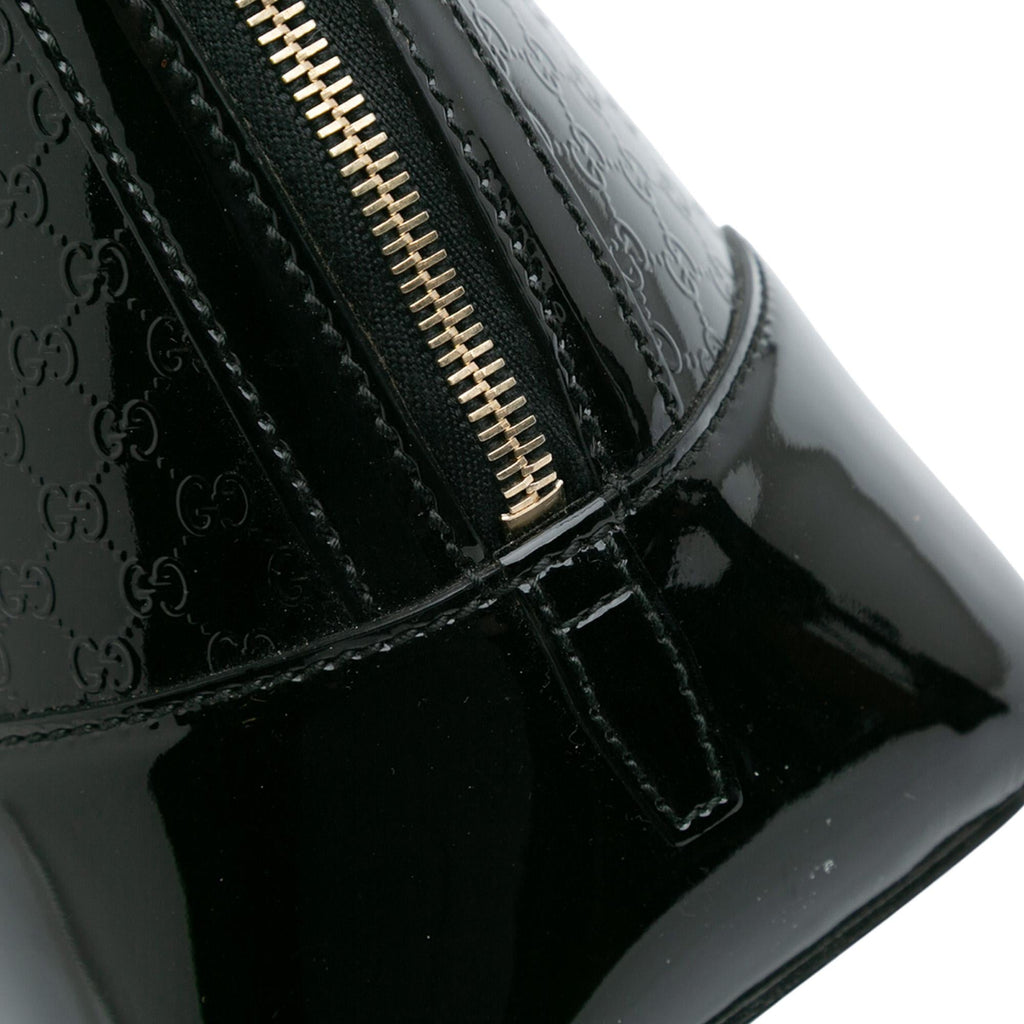 Gucci Small Microguccissima PatLBt Nice Satchel