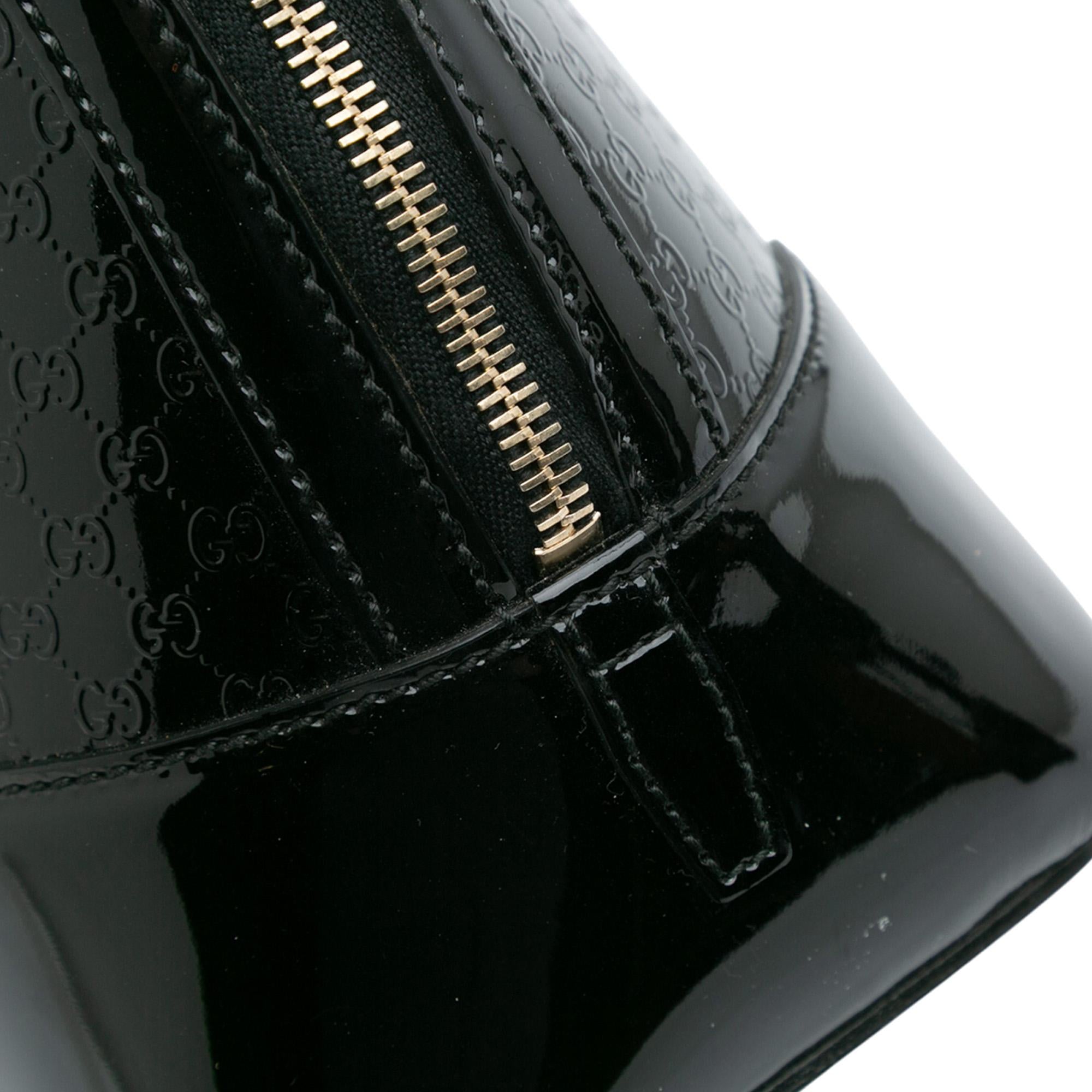 Gucci Small Microguccissima PatLBt Nice Satchel