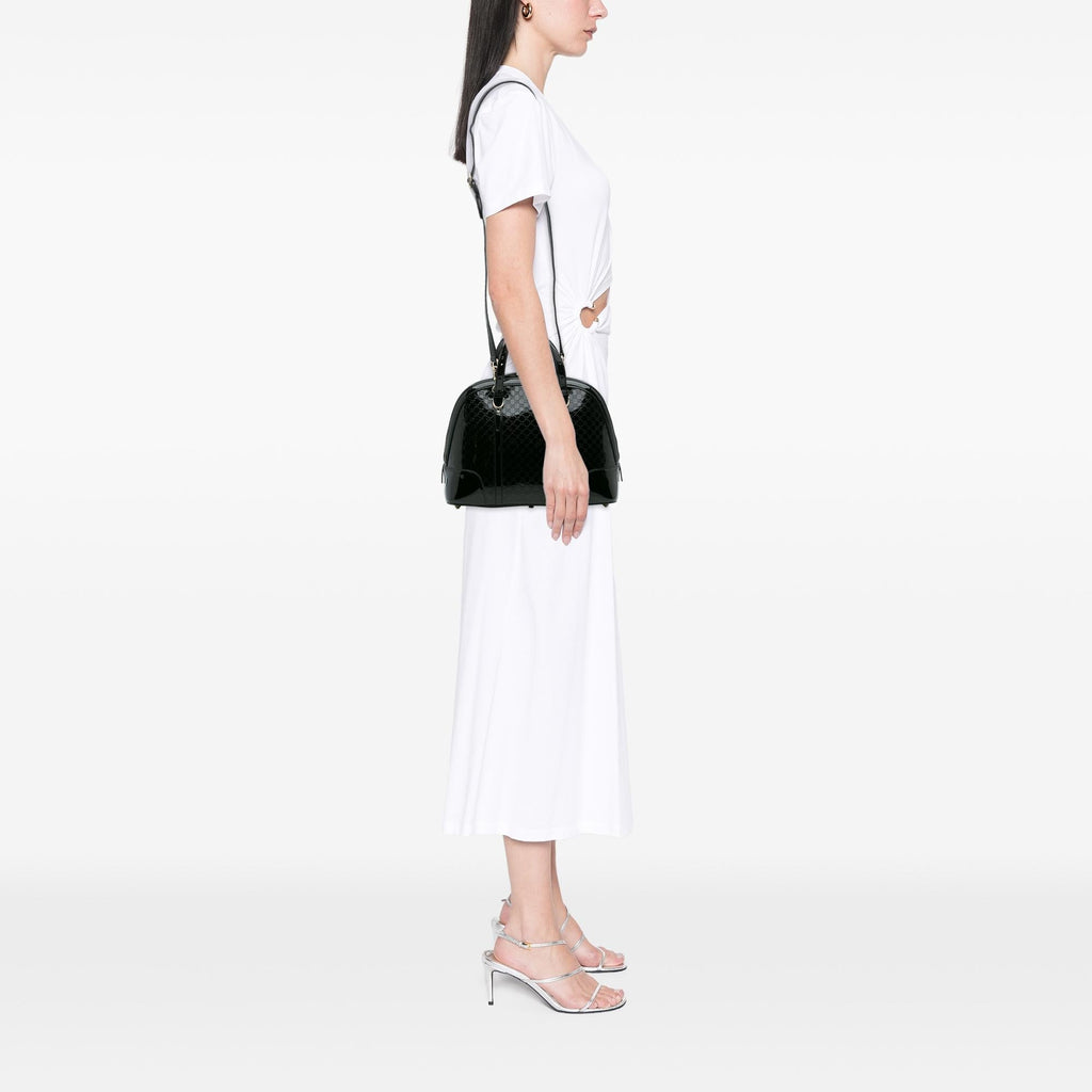 Gucci Small Microguccissima PatLBt Nice Satchel