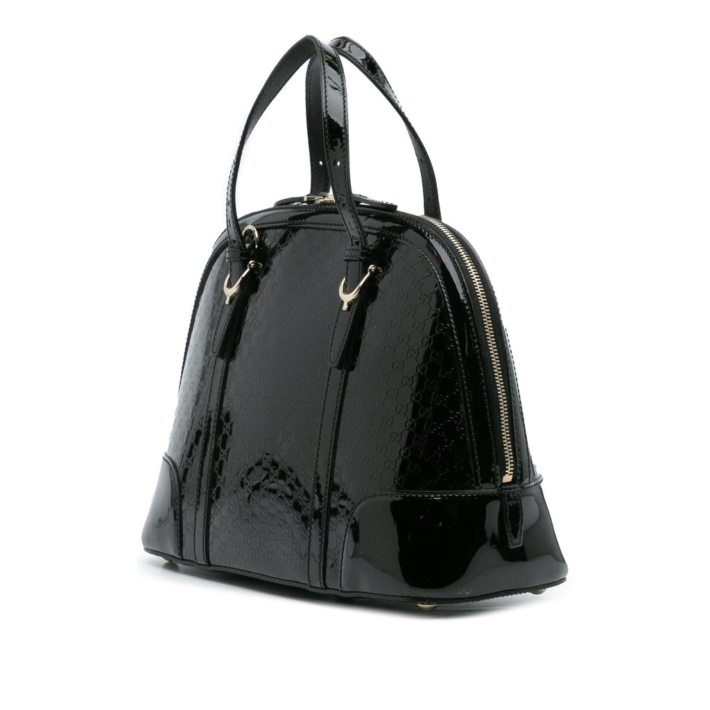 Gucci Small Microguccissima PatLBt Nice Satchel
