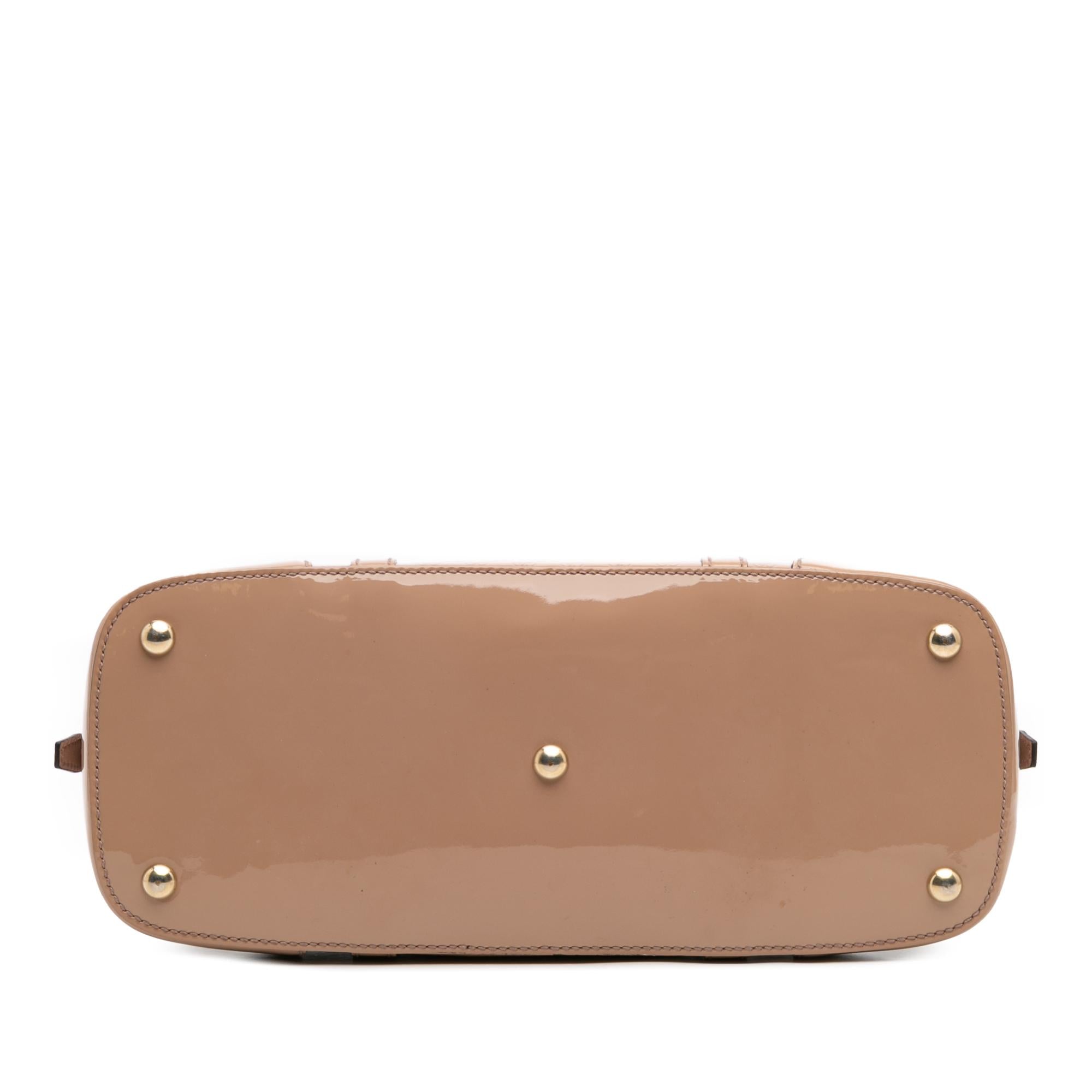 Gucci Small Microguccissima PatLBt Nice Satchel