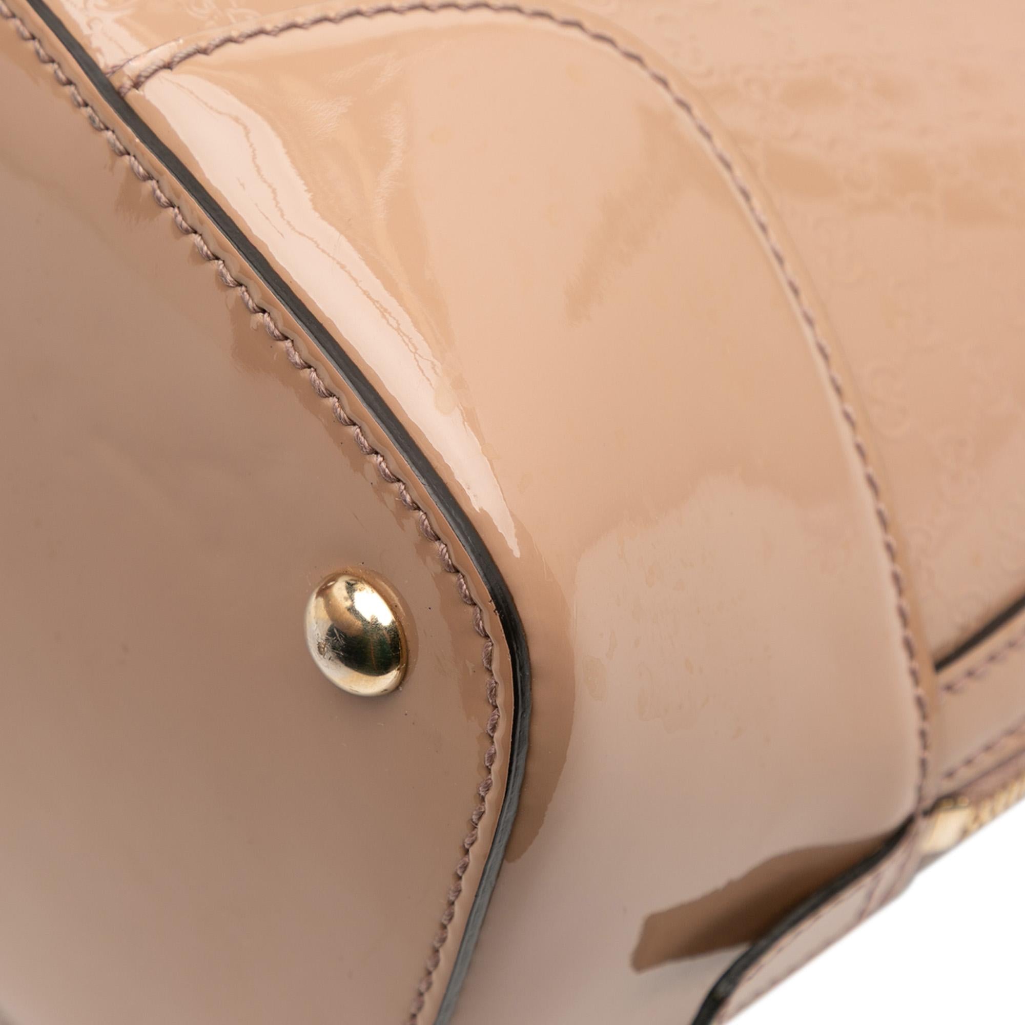 Gucci Small Microguccissima PatLBt Nice Satchel