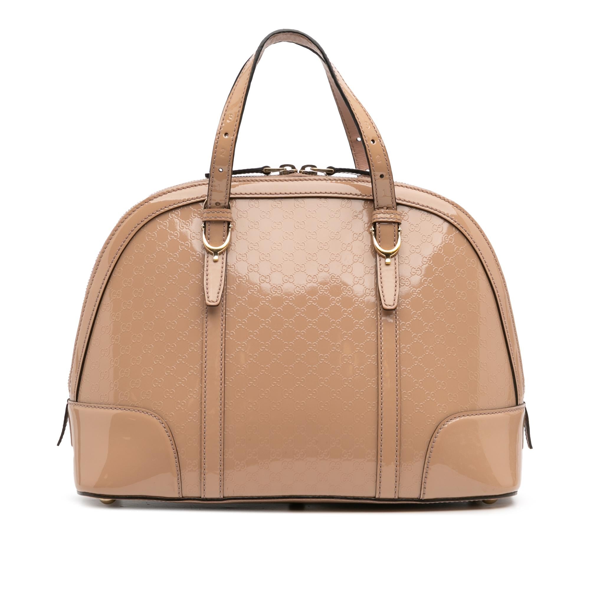 Gucci Small Microguccissima PatLBt Nice Satchel