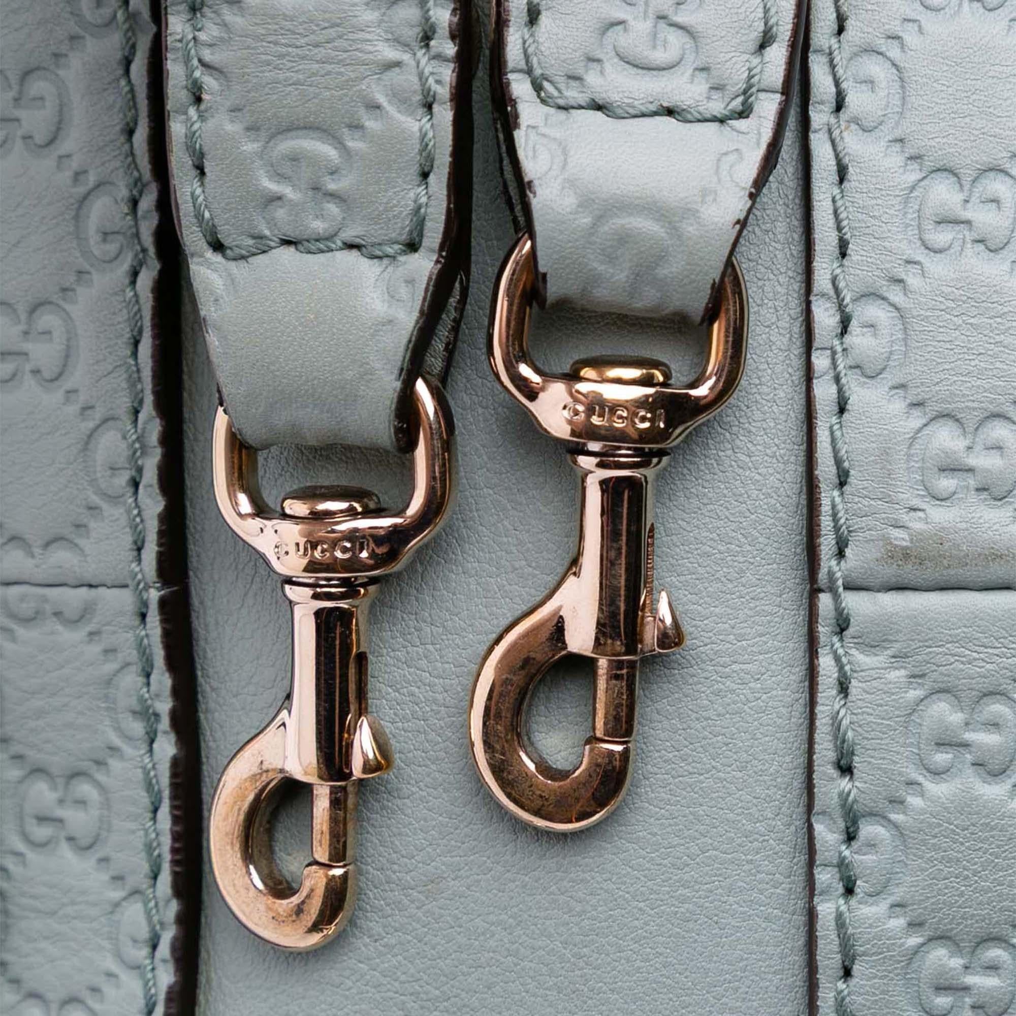 Gucci Small Microguccissima Trimmed Leather Joy Boston Bag