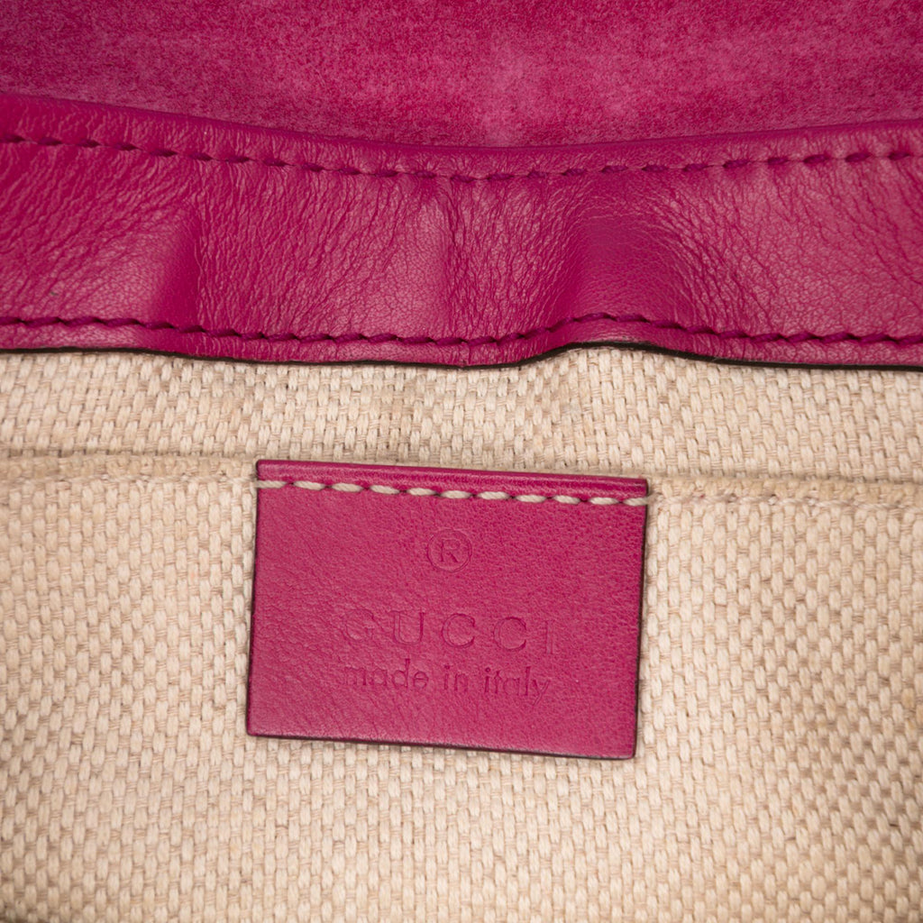 Gucci Small PatLBt Soho Chain Flap Crossbody