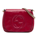 Gucci Small PatLBt Soho Chain Flap Crossbody