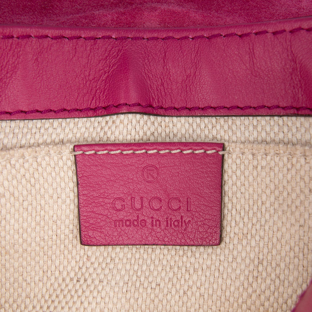 Gucci Small PatLBt Soho Chain Flap Crossbody