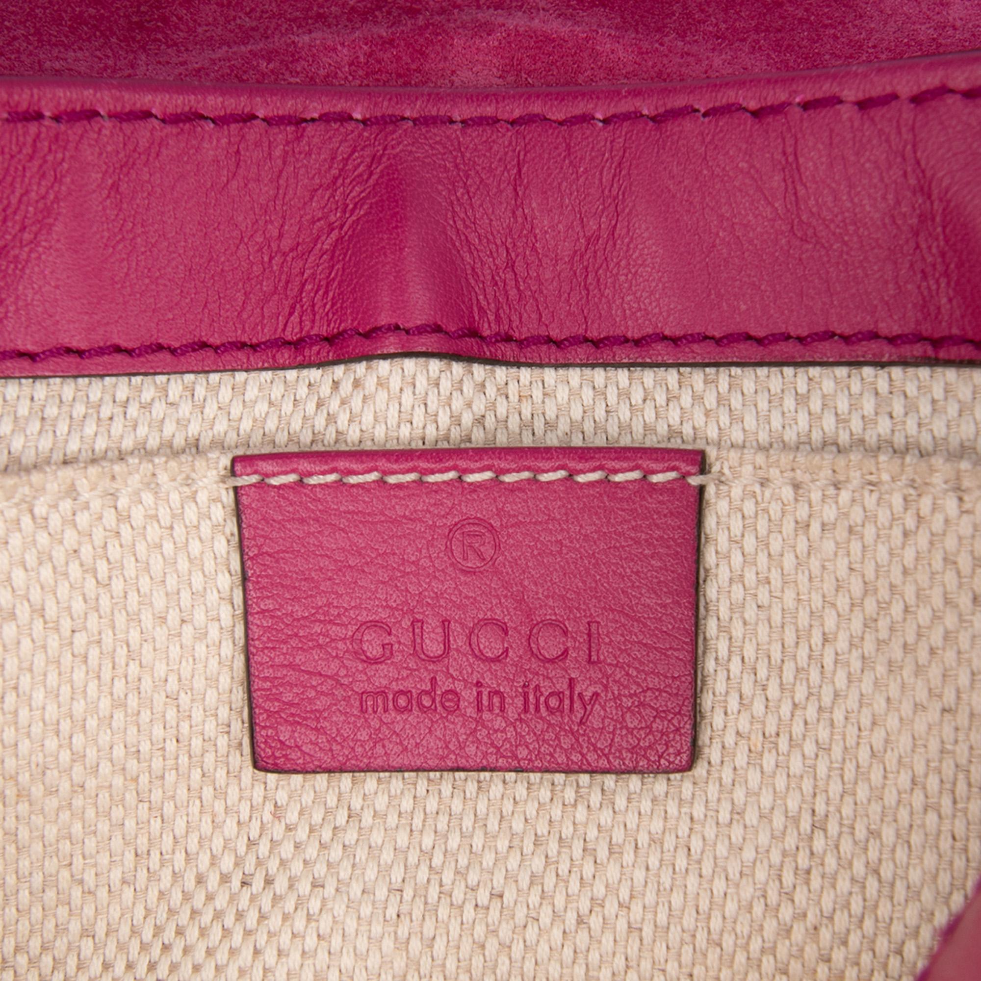 Gucci Small PatLBt Soho Chain Flap Crossbody