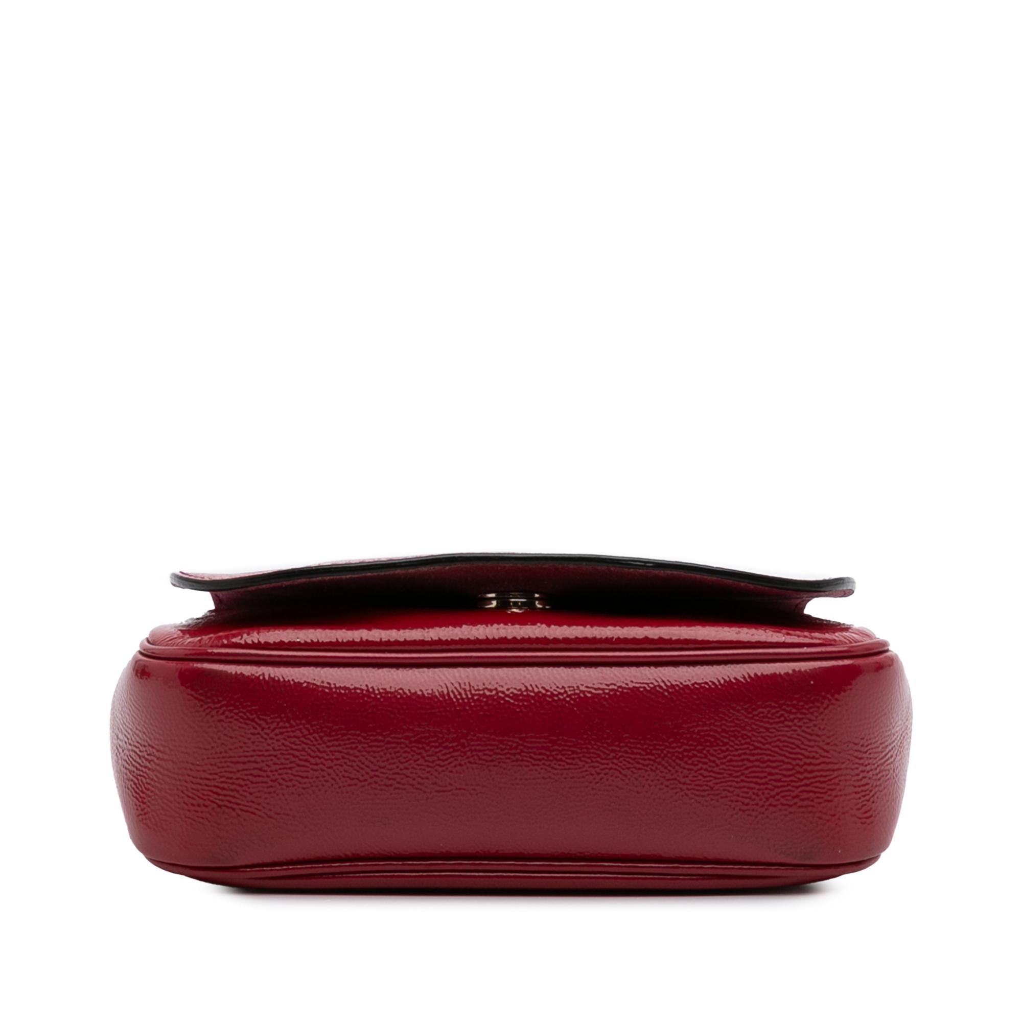Gucci Small PatLBt Soho Chain Flap Crossbody