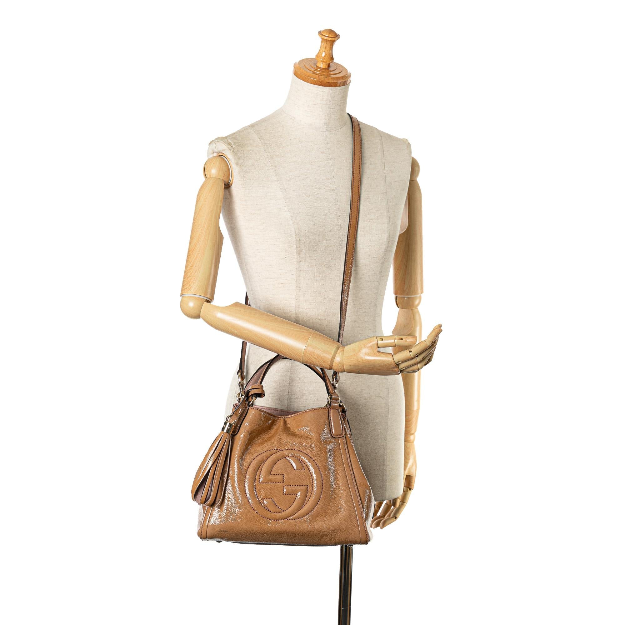 Gucci Small Patent Soho Satchel (SHG-XPGdq7)