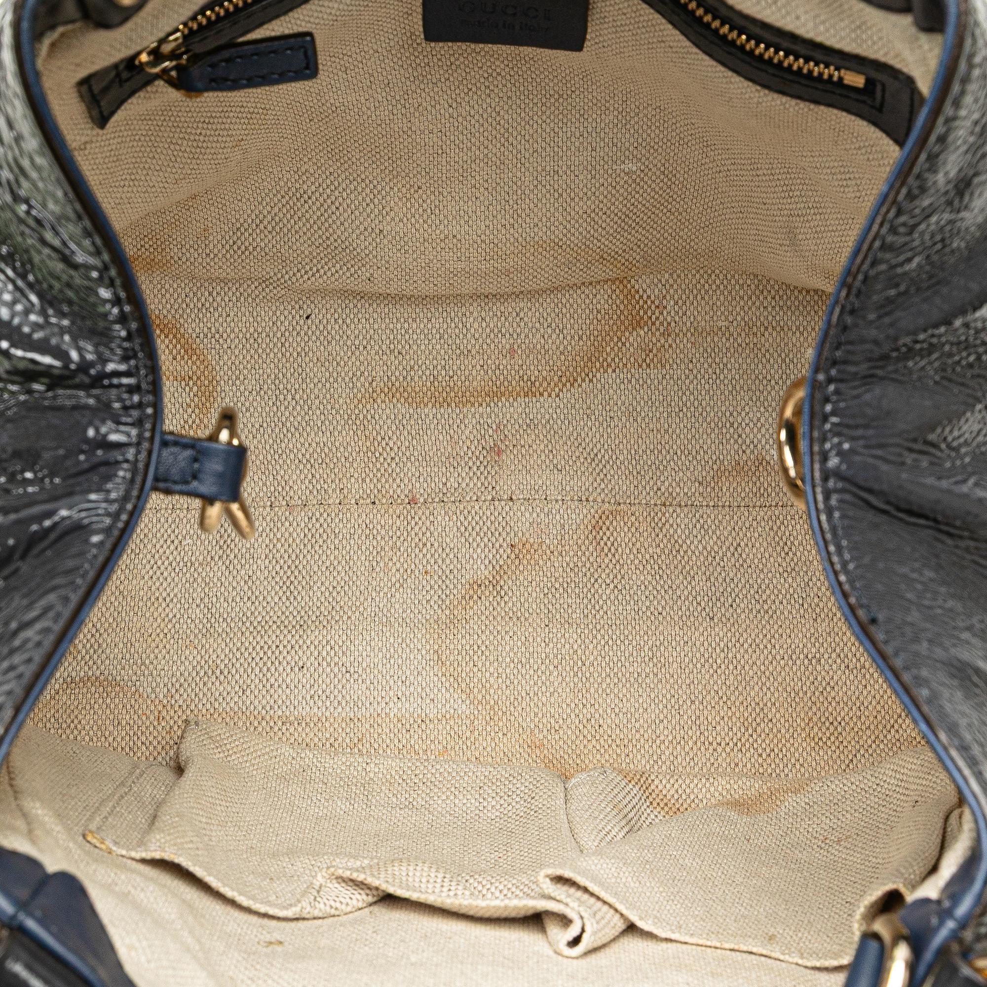 Gucci Small PatLBt Soho Satchel