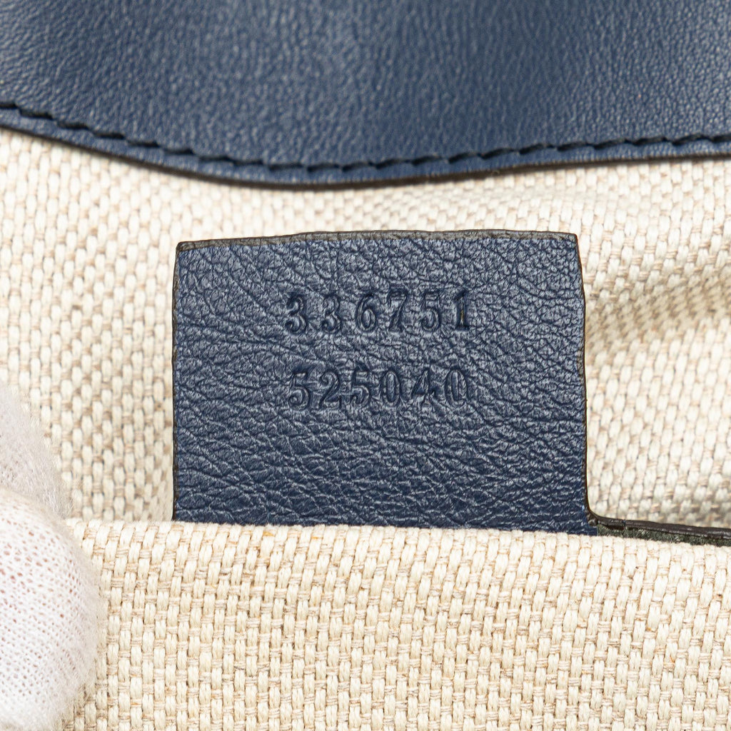 Gucci Small PatLBt Soho Satchel