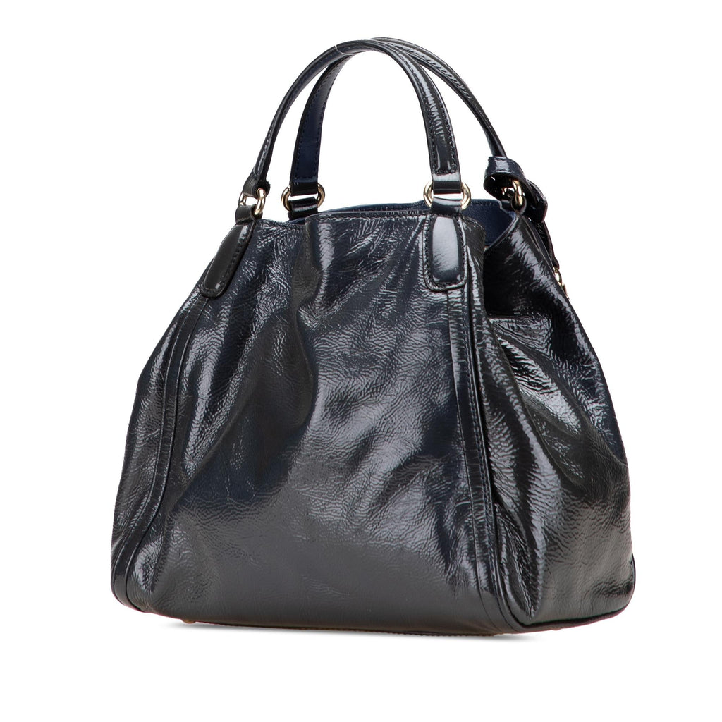 Gucci Small PatLBt Soho Satchel
