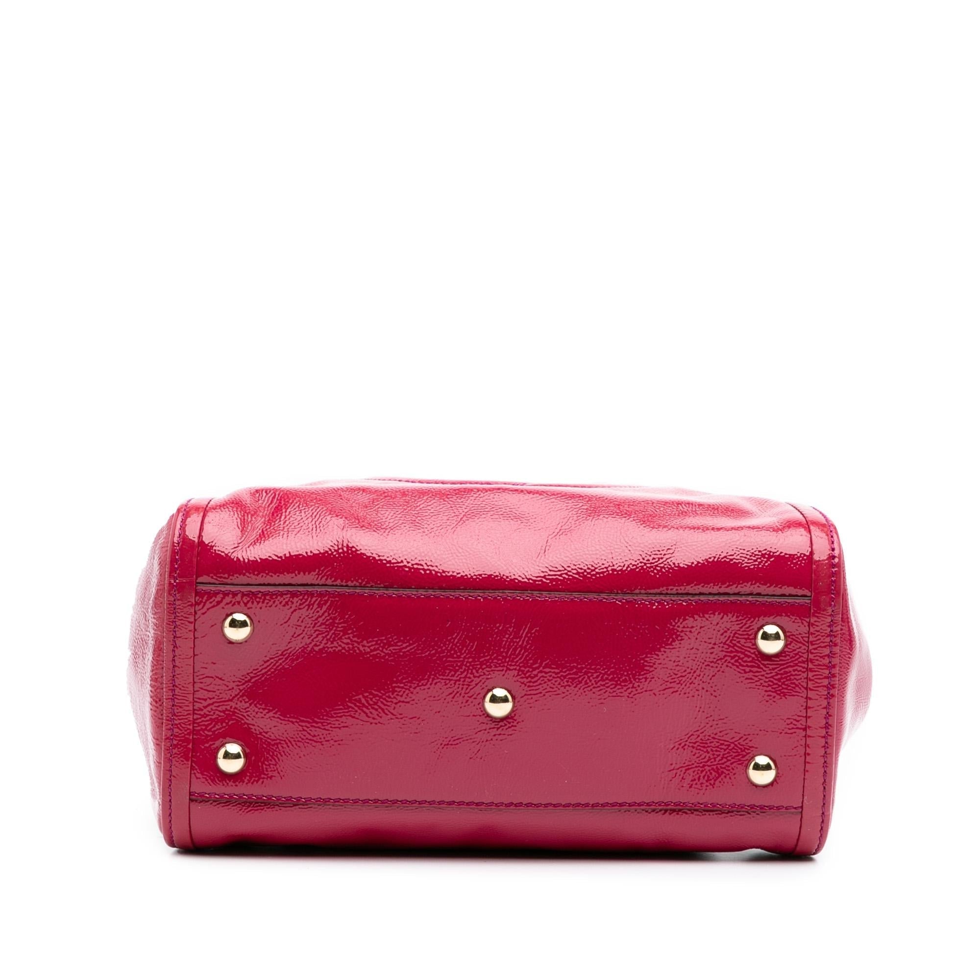 Gucci Small PatLBt Soho Satchel