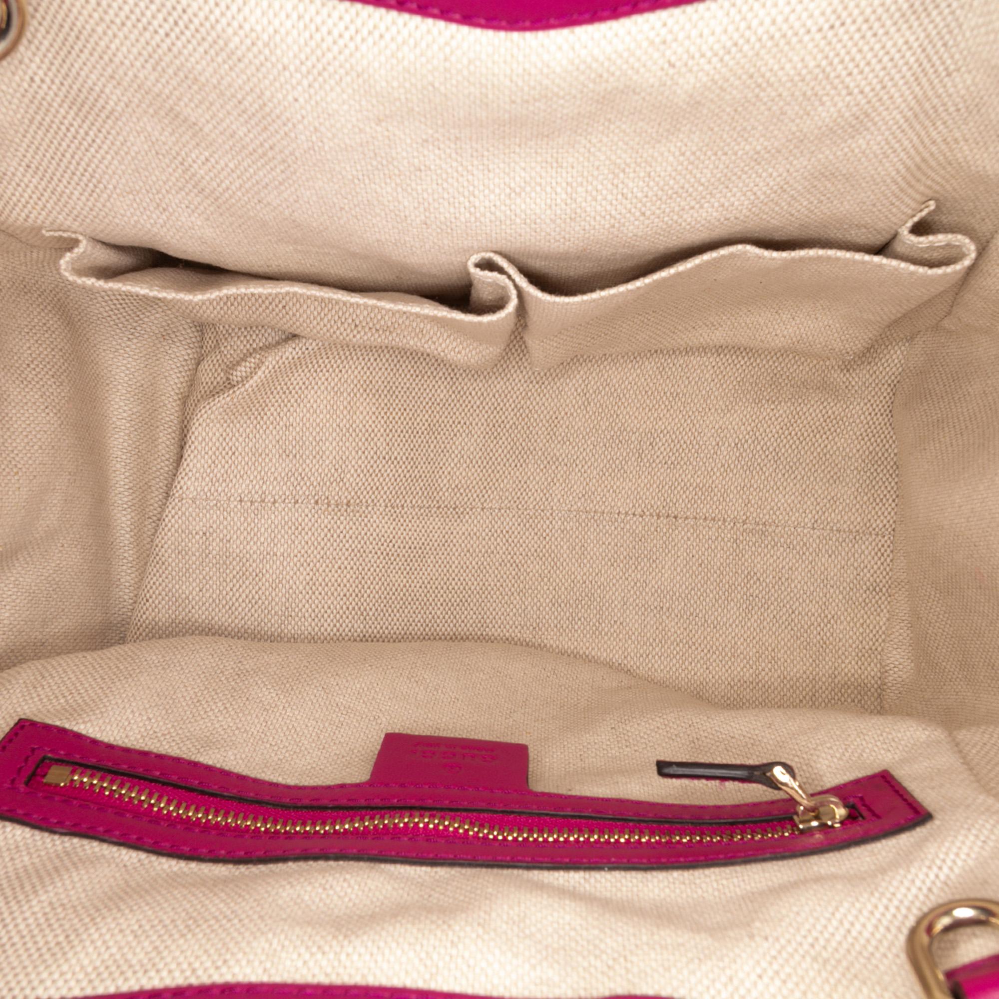 Gucci Small PatLBt Soho Satchel