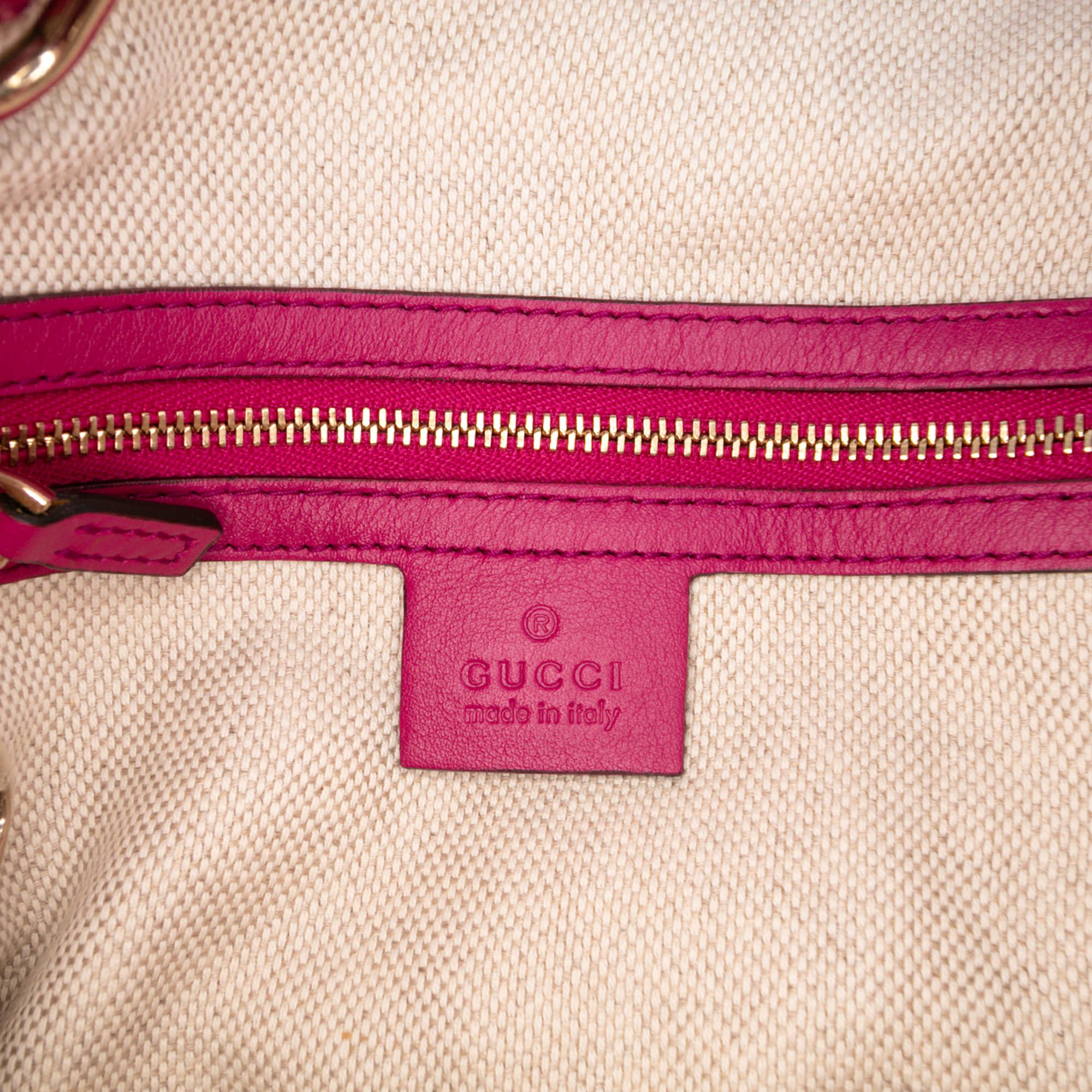 Gucci Small PatLBt Soho Satchel