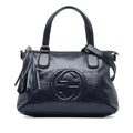 Gucci Small Patent Soho Working Satchel (SHG-xMBICY)