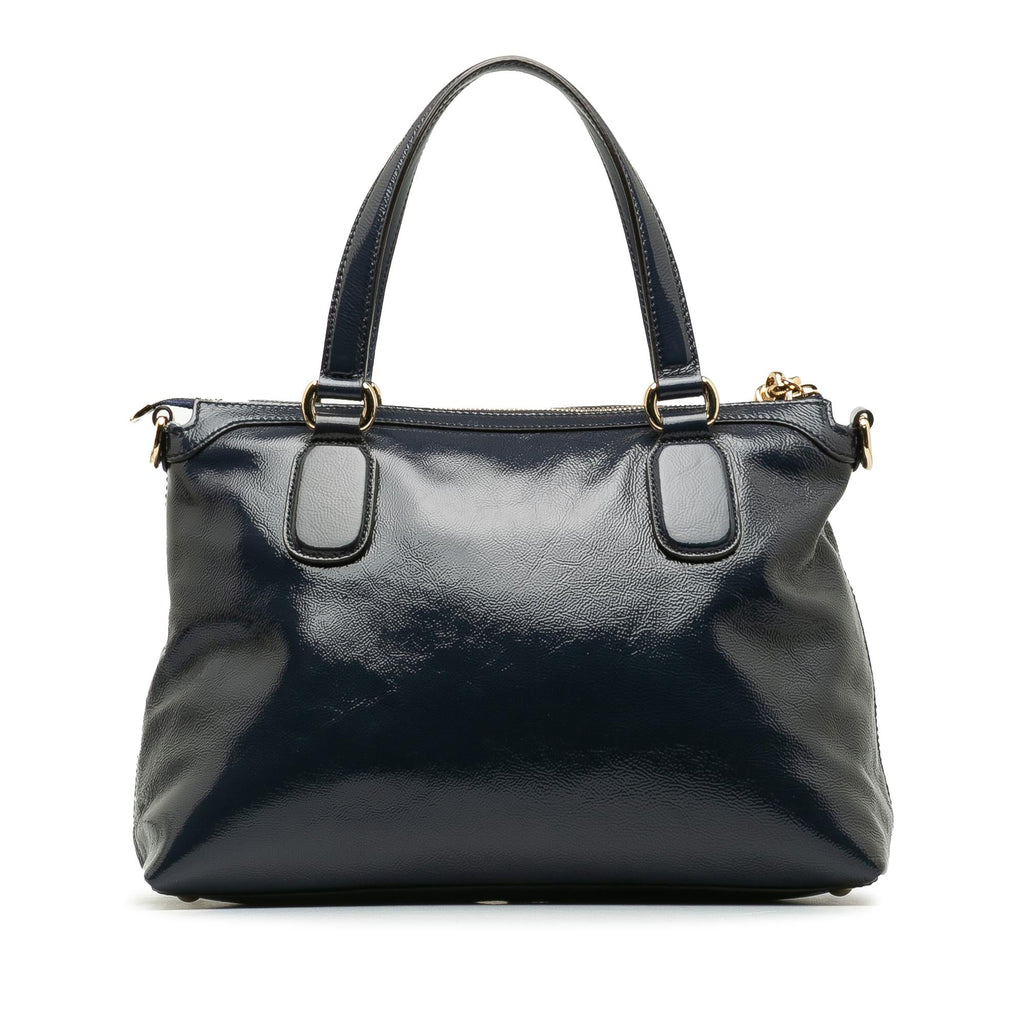 Gucci Small Patent Soho Working Satchel (SHG-cuXTJk)