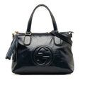 Gucci Small Patent Soho Working Satchel (SHG-cuXTJk)