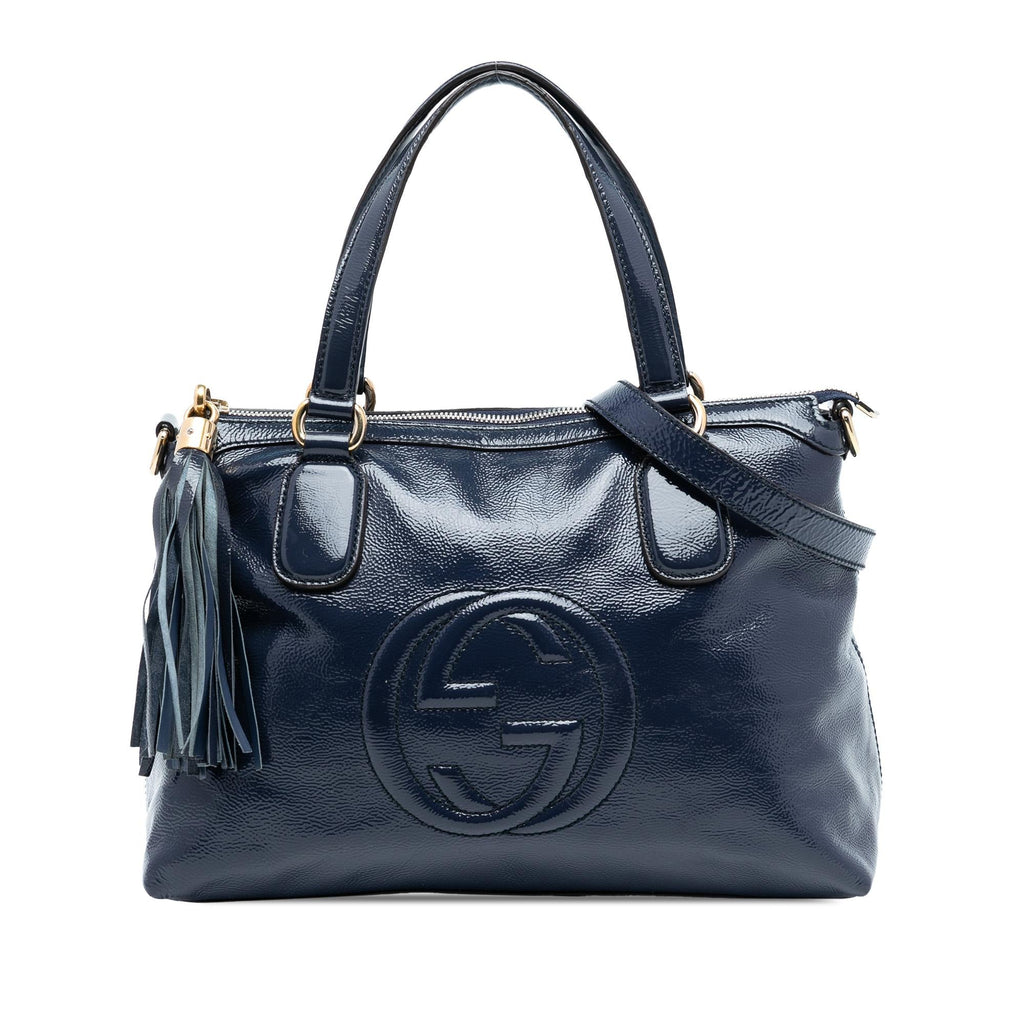 Gucci Small PatLBt Soho Working Satchel