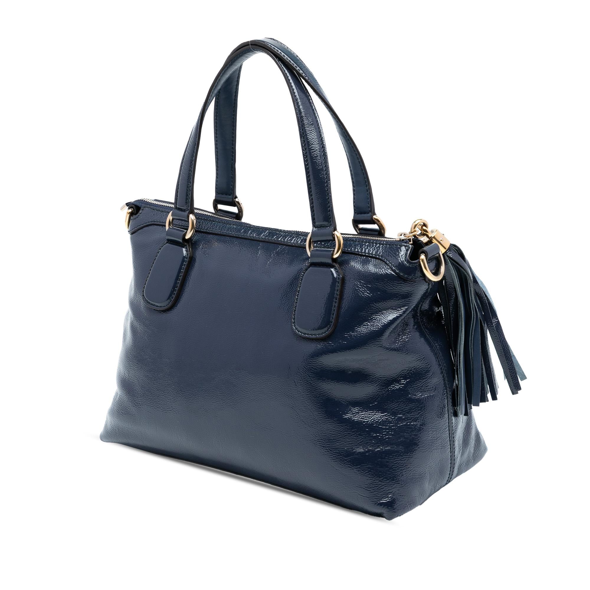 Gucci Small PatLBt Soho Working Satchel