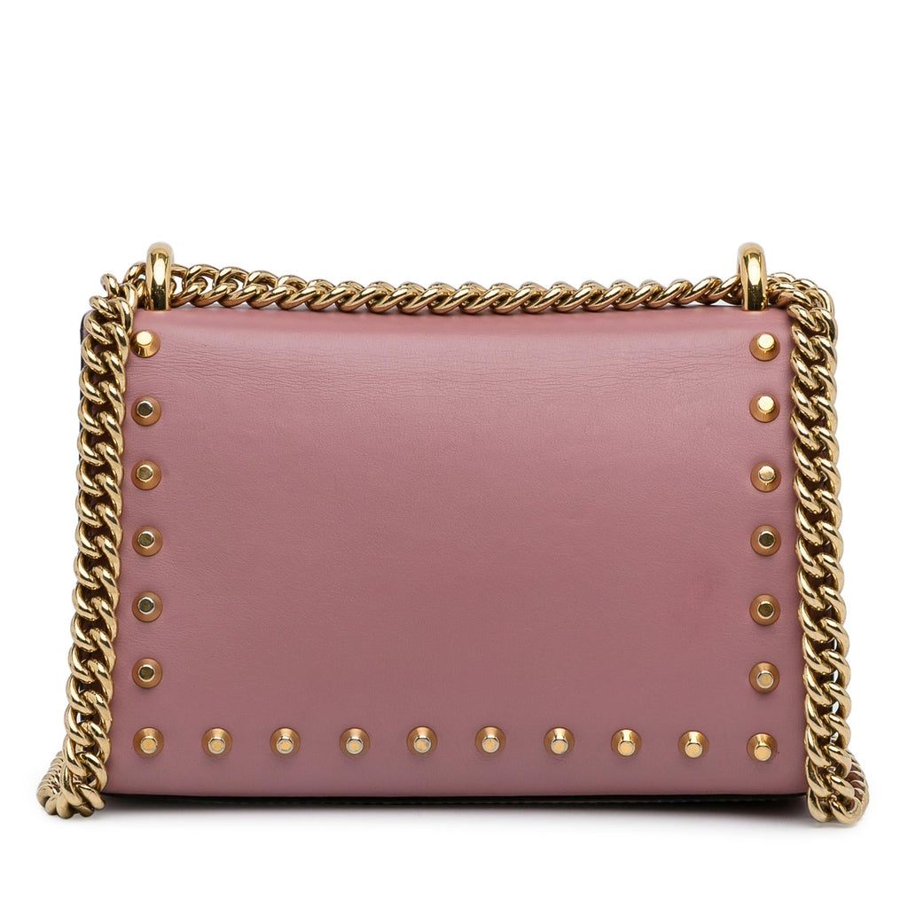 Gucci Small Pearl Studded Padlock Crossbody (SHG-9EXoma)