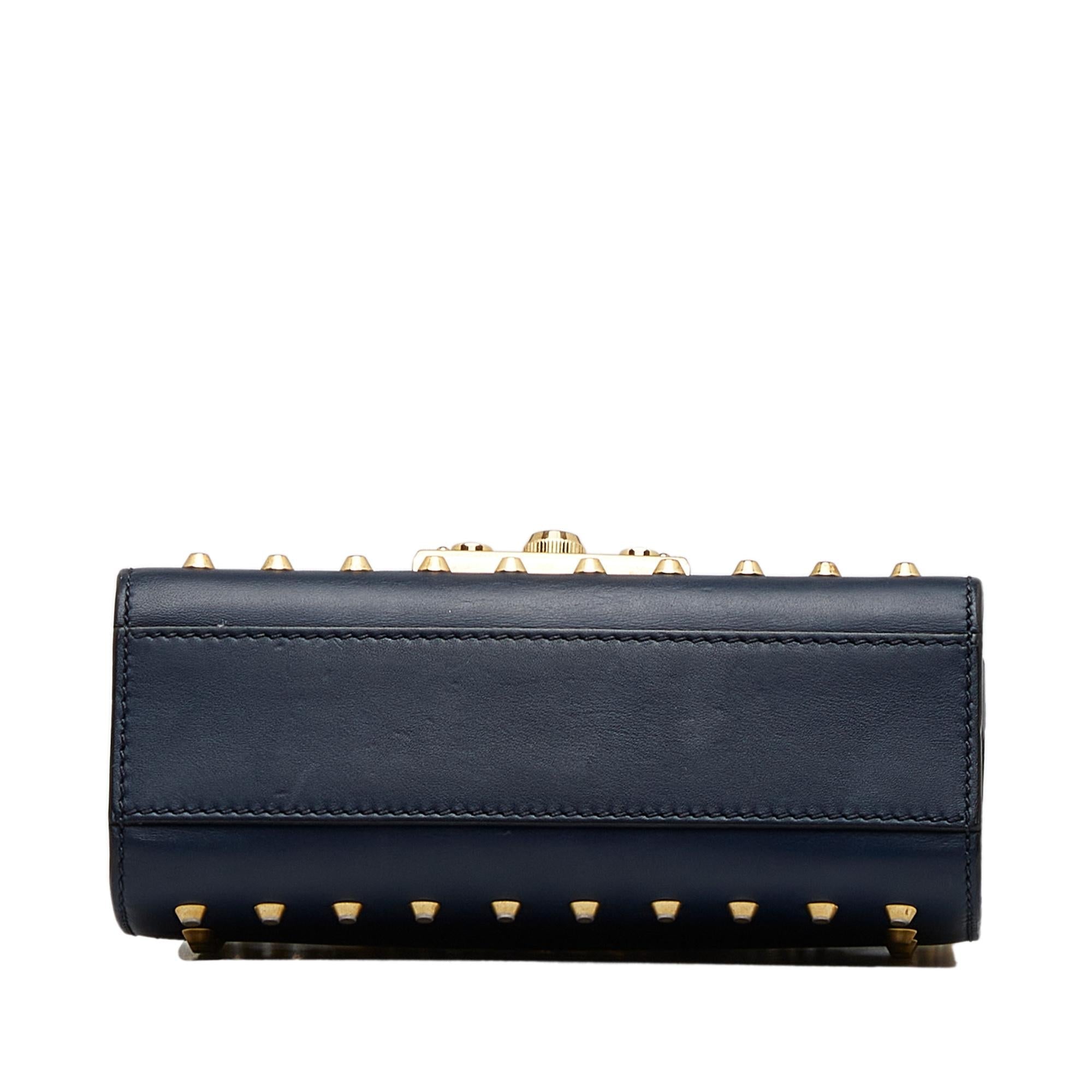Gucci Small Pearl Studded Padlock Crossbody (SHG-ZuRWNW)