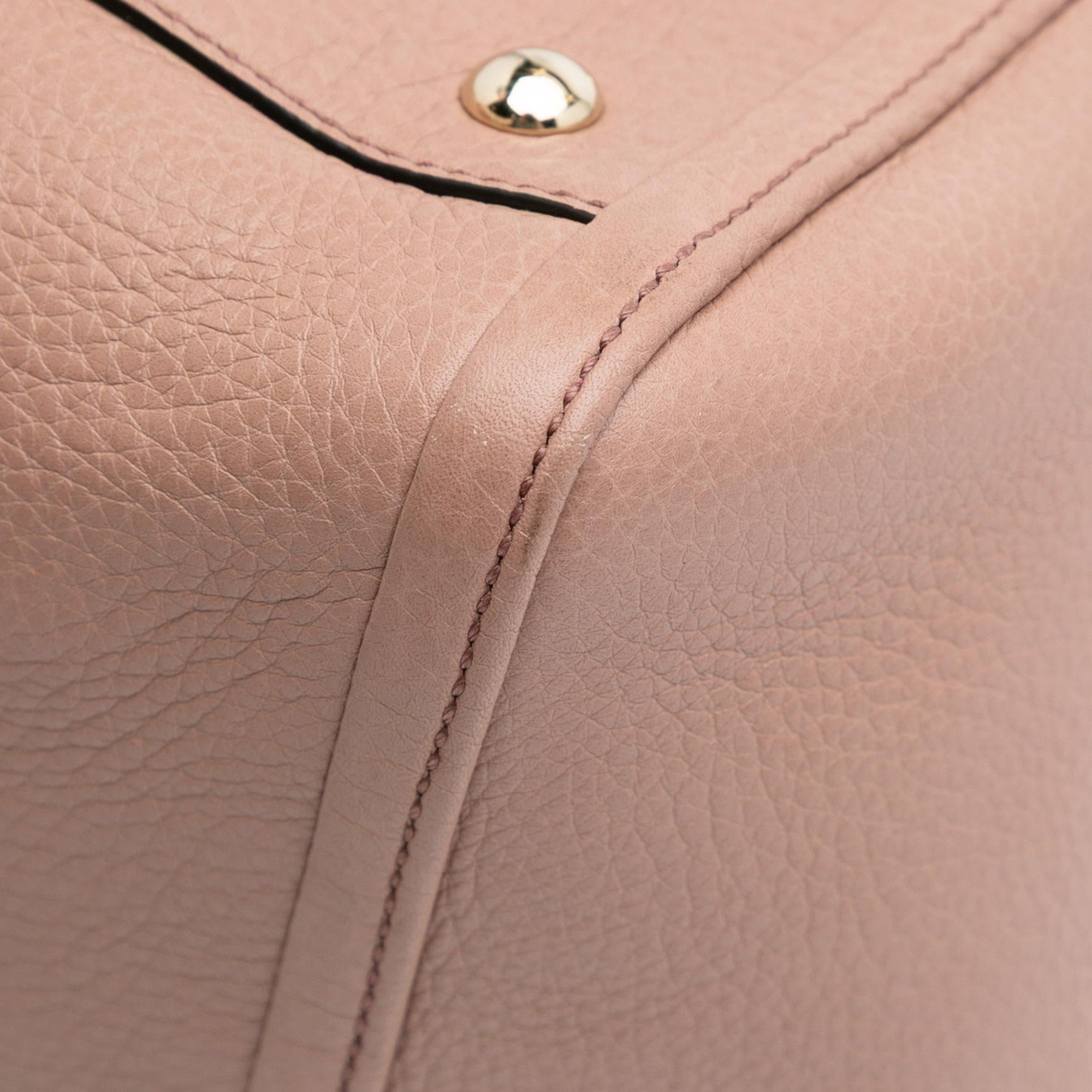 Gucci Small Pebbled Leather Soho Cellarius Satchel