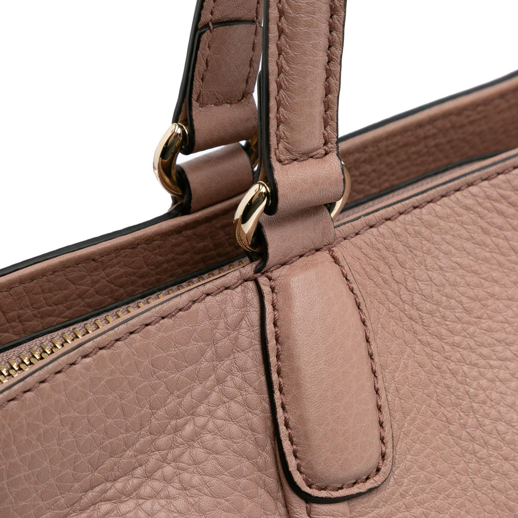 Gucci Small Pebbled Leather Soho Cellarius Satchel