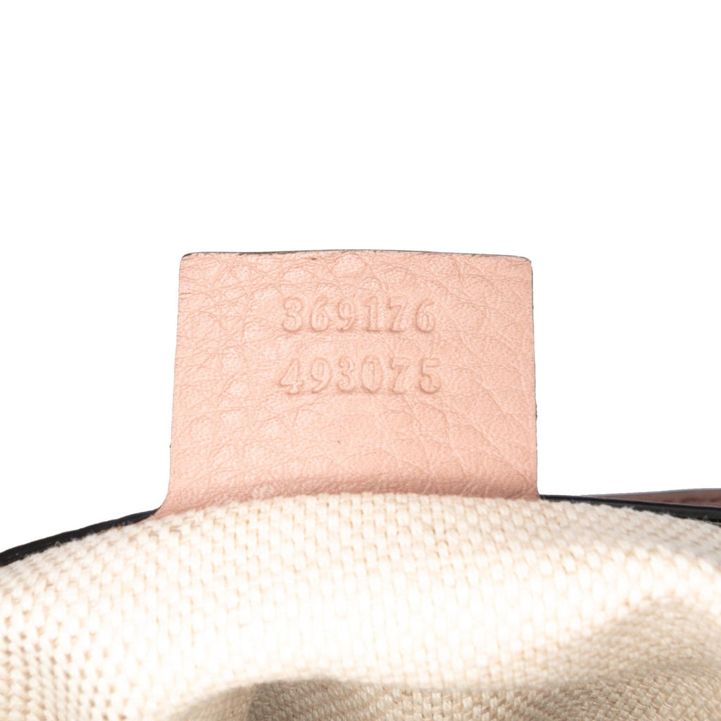 Gucci Small Pebbled Leather Soho Cellarius Satchel