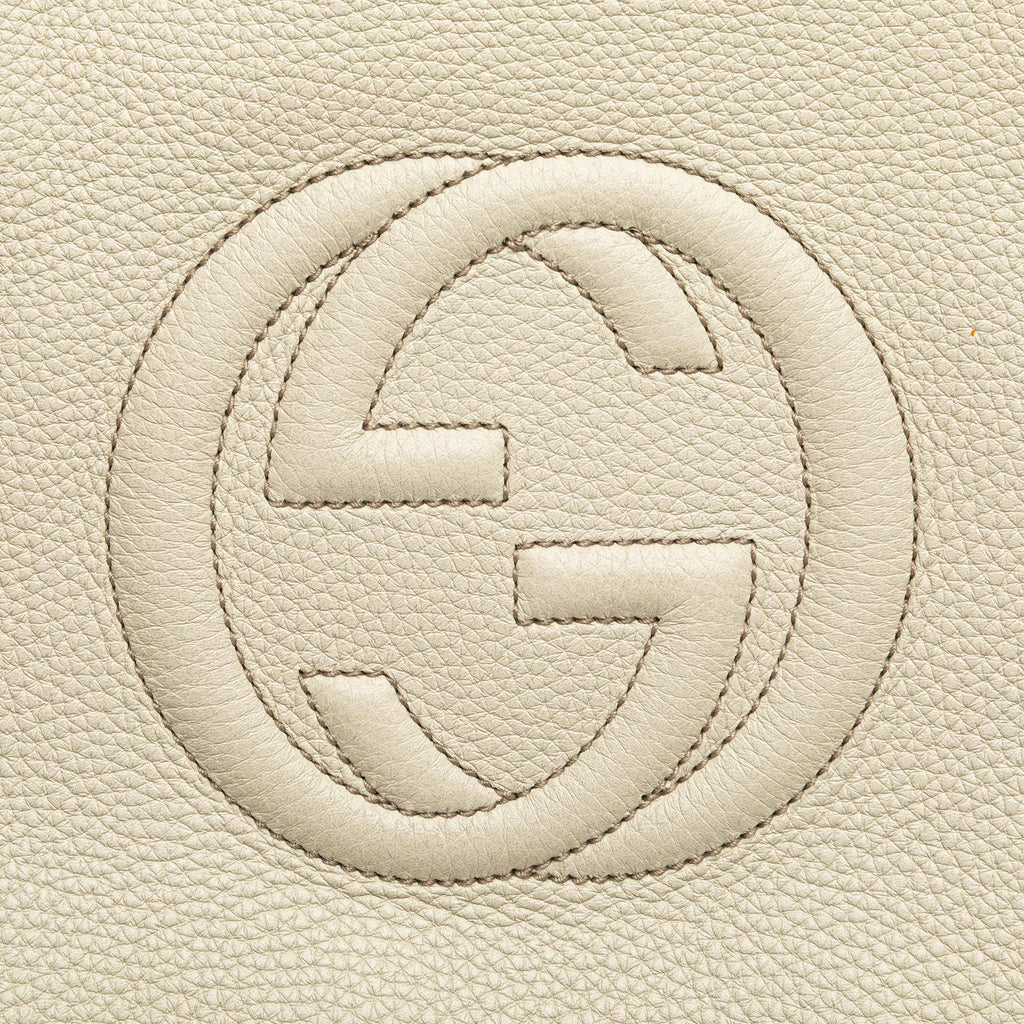 Gucci Small Pebbled Leather Soho Cellarius Satchel