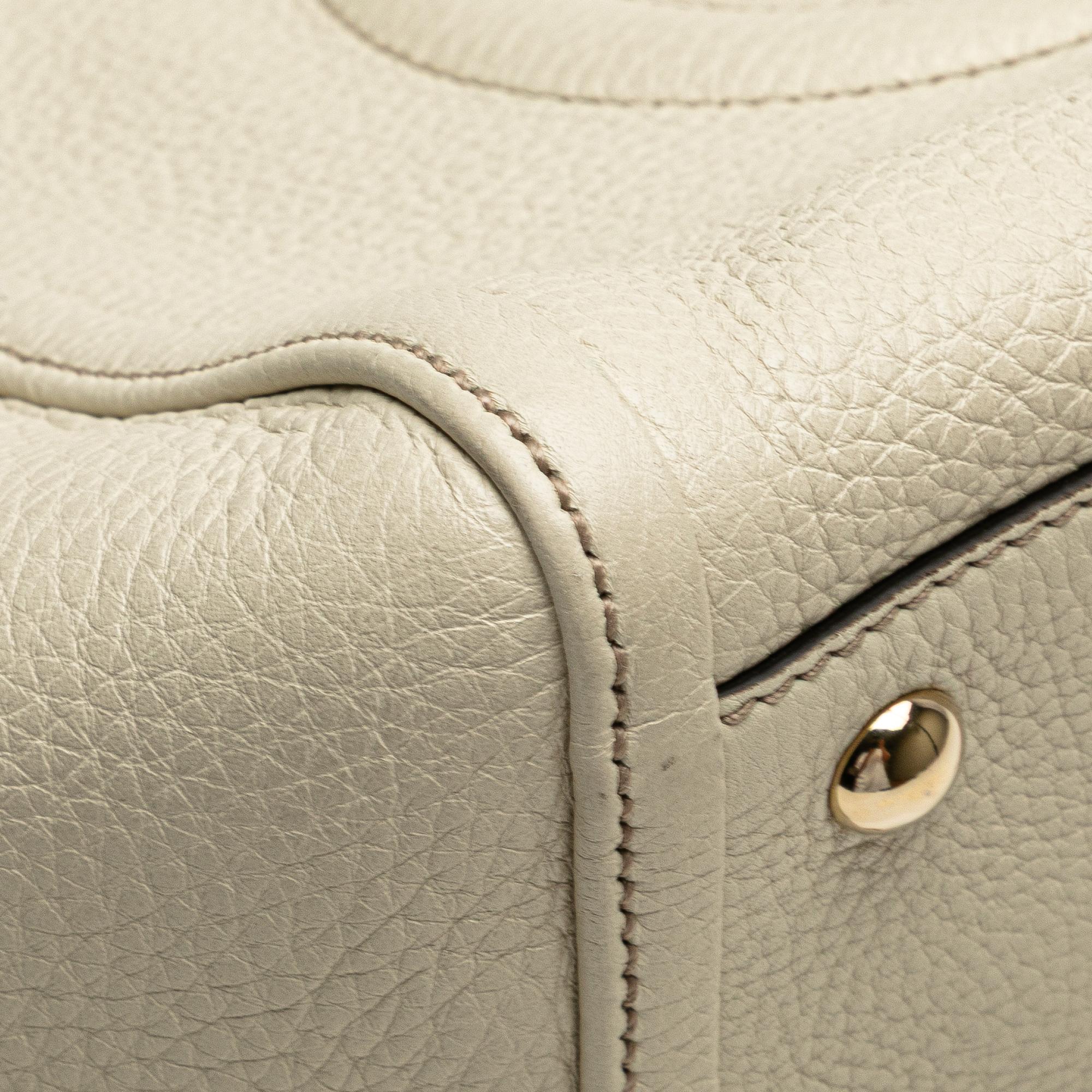 Gucci Small Pebbled Leather Soho Cellarius Satchel