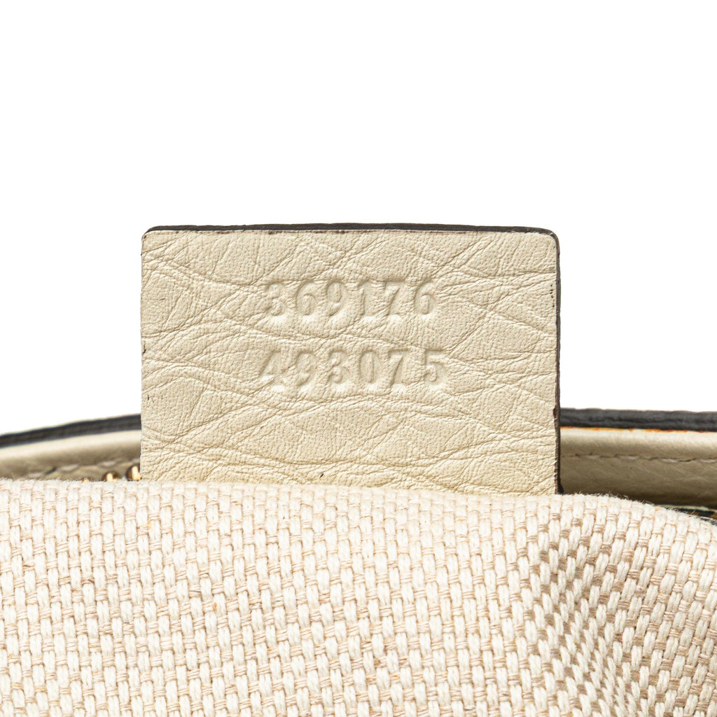 Gucci Small Pebbled Leather Soho Cellarius Satchel