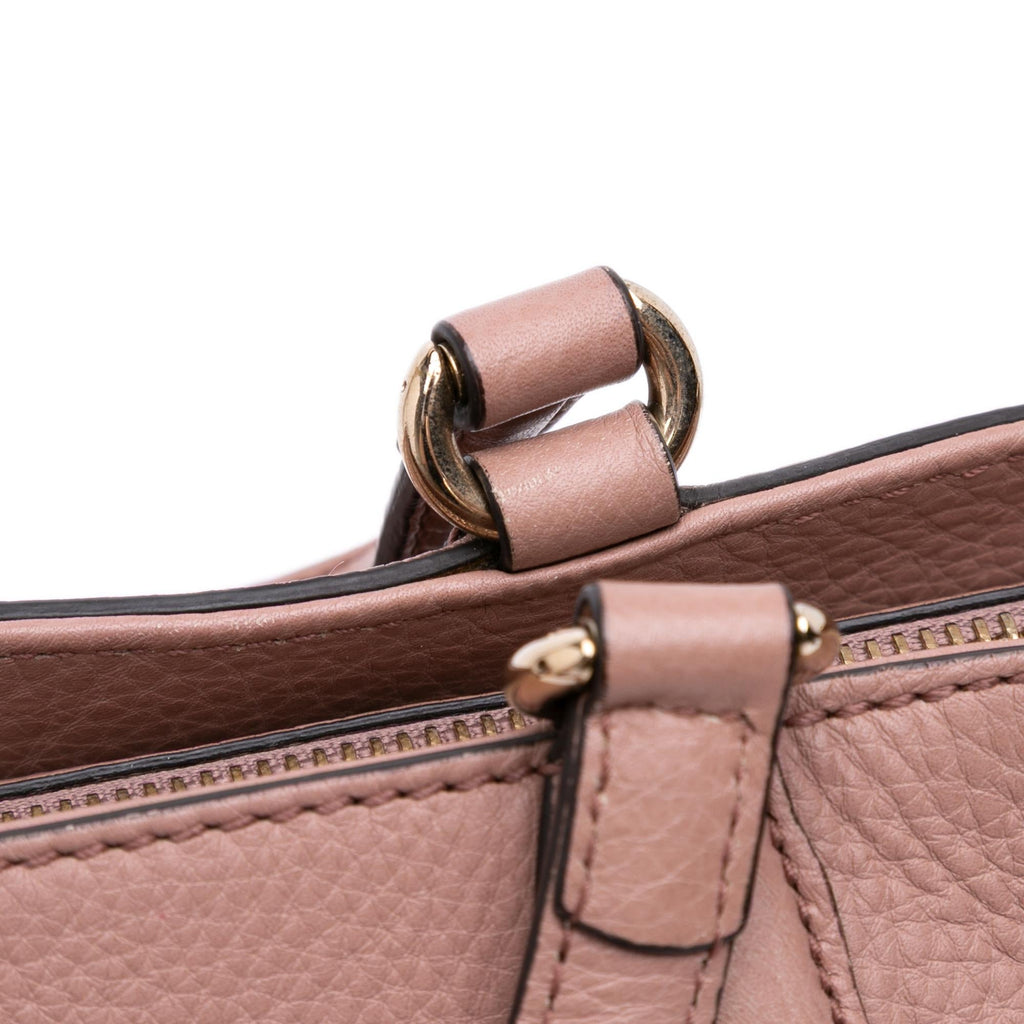 Gucci Small Pebbled Leather Soho Cellarius Satchel