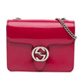 Gucci Small Polished Calfskin Interlocking G Dollar Crossbody