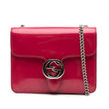 Gucci Small Polished Calfskin Interlocking G Dollar Crossbody