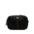 Gucci Small Quilted Leather Web Trapuntata Crossbody