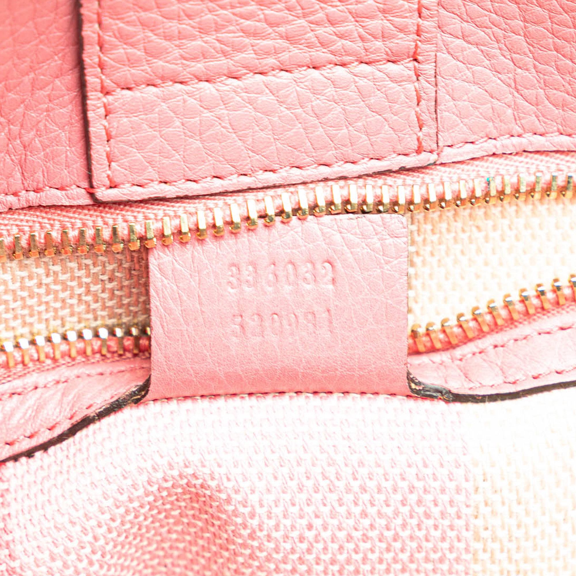 Gucci Small Raffia Bamboo Shopper Satchel
