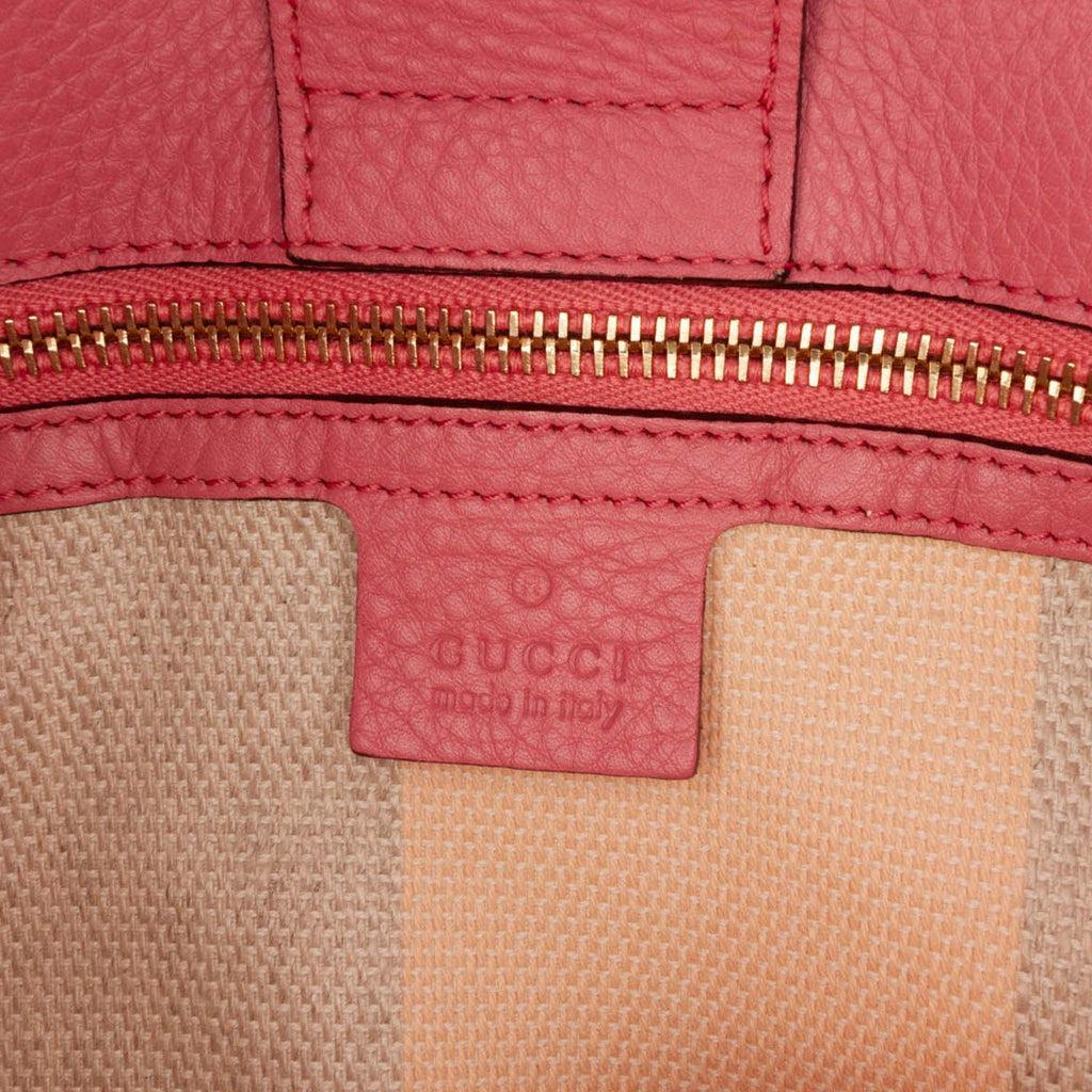 Gucci Small Raffia Bamboo Shopper Satchel
