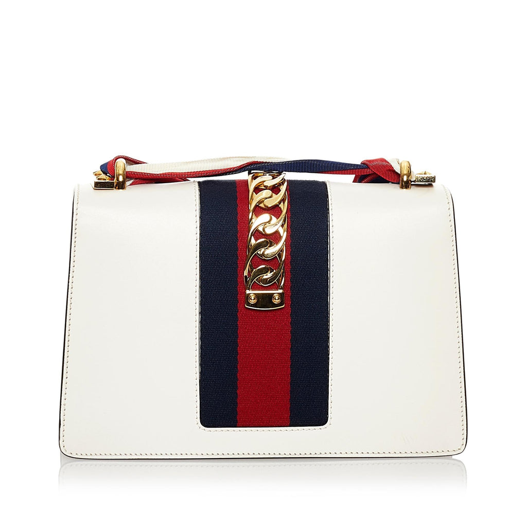 Gucci Small Sylvie Leather Shoulder Bag (SHG-31073)