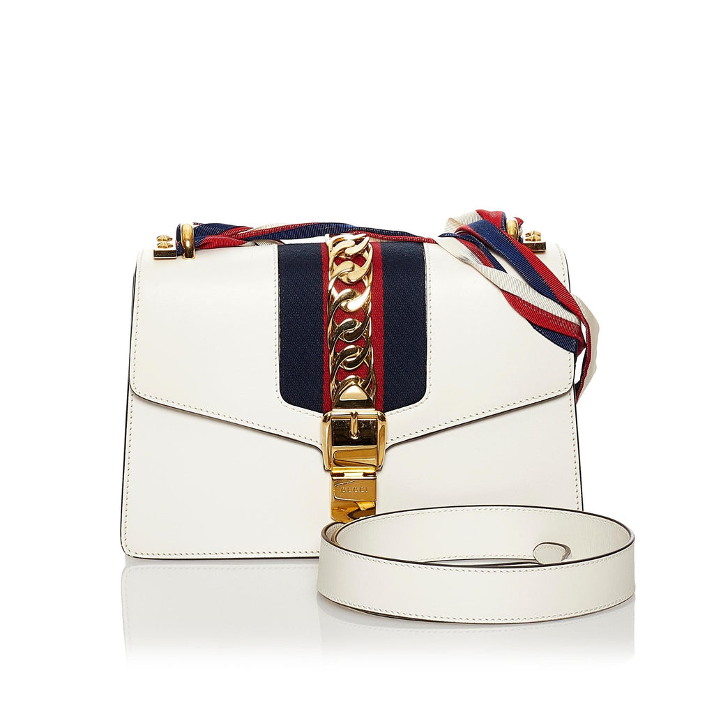 Gucci Small Sylvie Leather Shoulder Bag (SHG-31073)