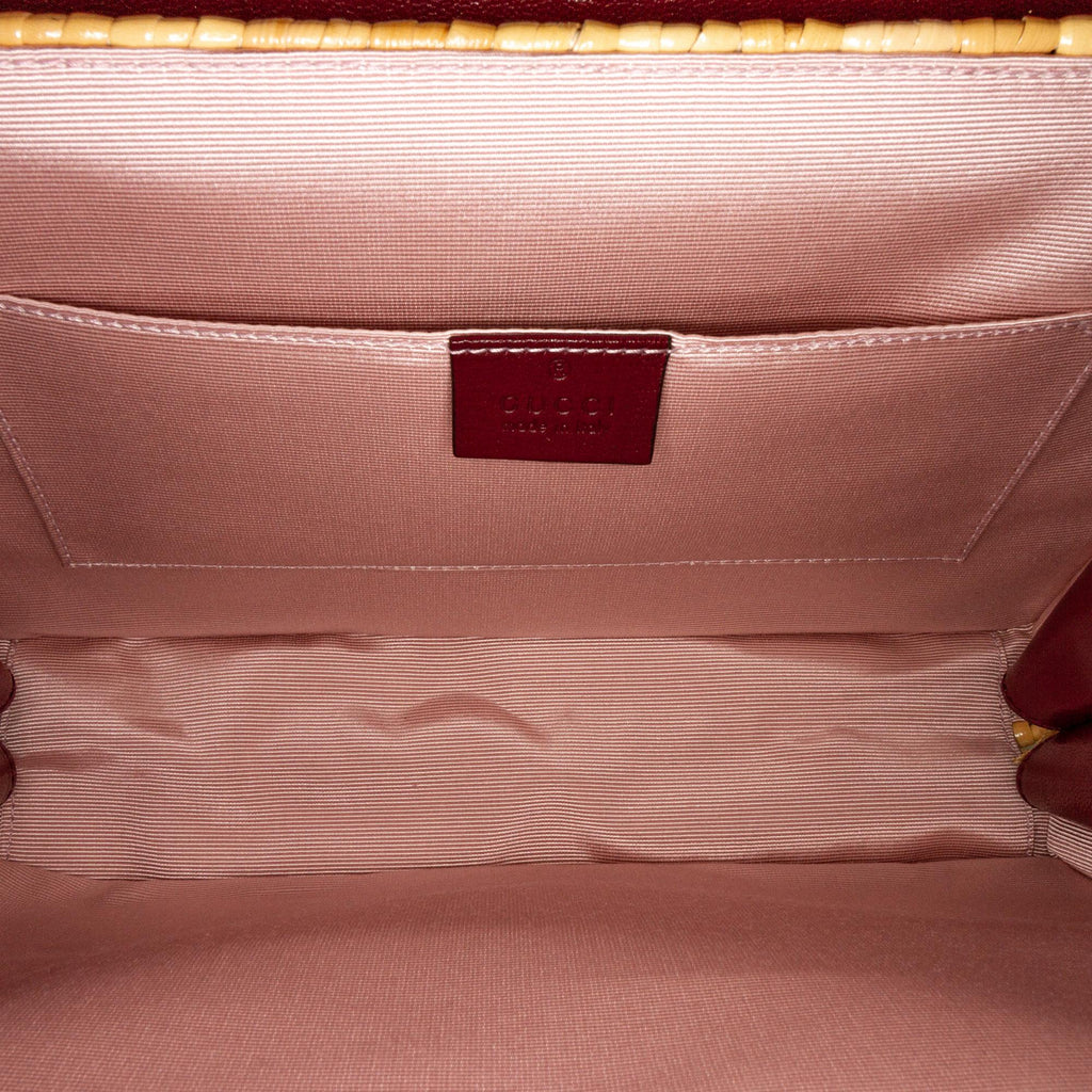 Gucci Small Sylvie Wicker Satchel (SHG-v3LAgD)