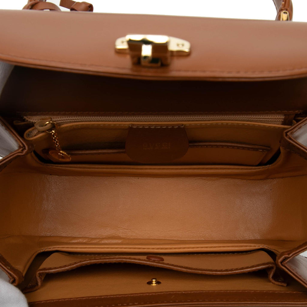 Gucci Smooth Calfskin Lady Lock Satchel