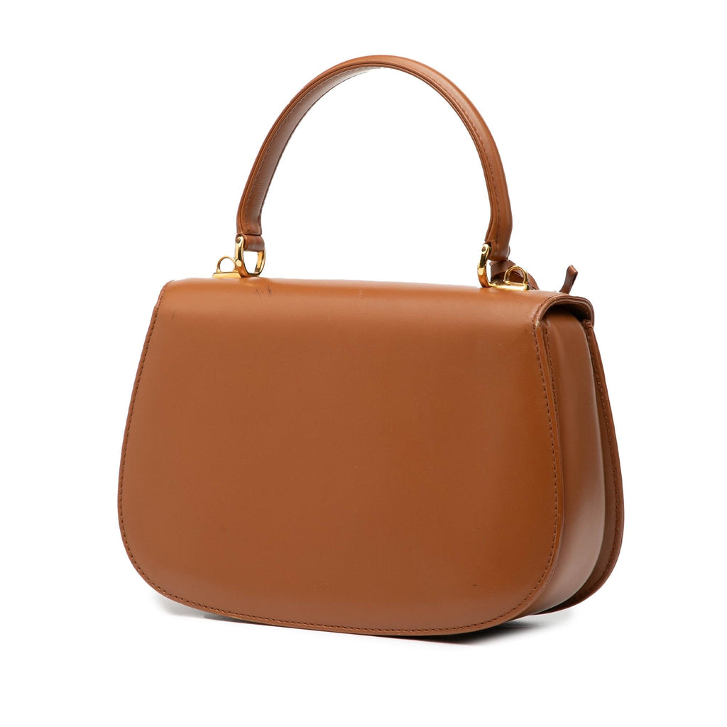 Gucci Smooth Calfskin Lady Lock Satchel
