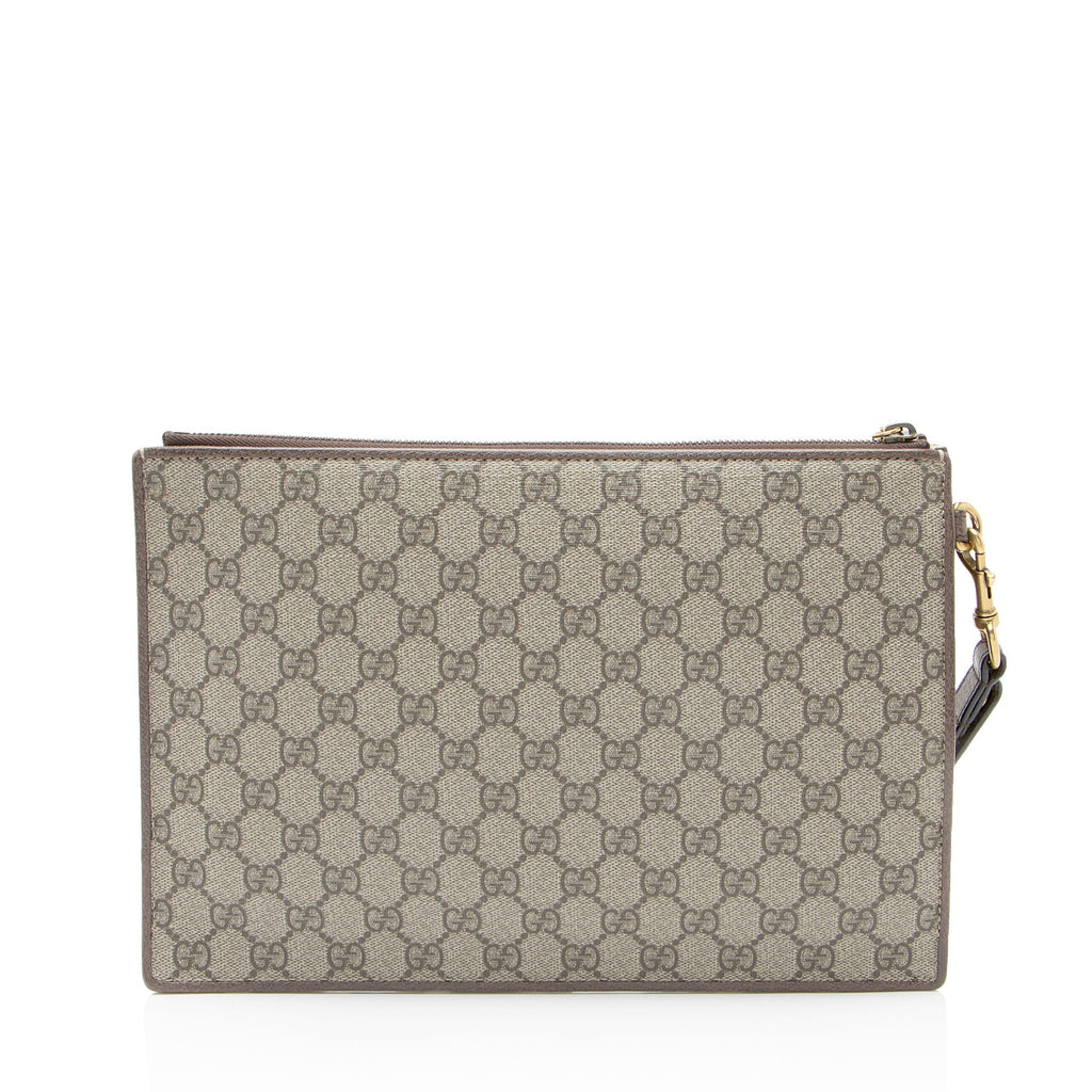 Gucci Soft GG Supreme Gucci Courrier Messenger Clutch