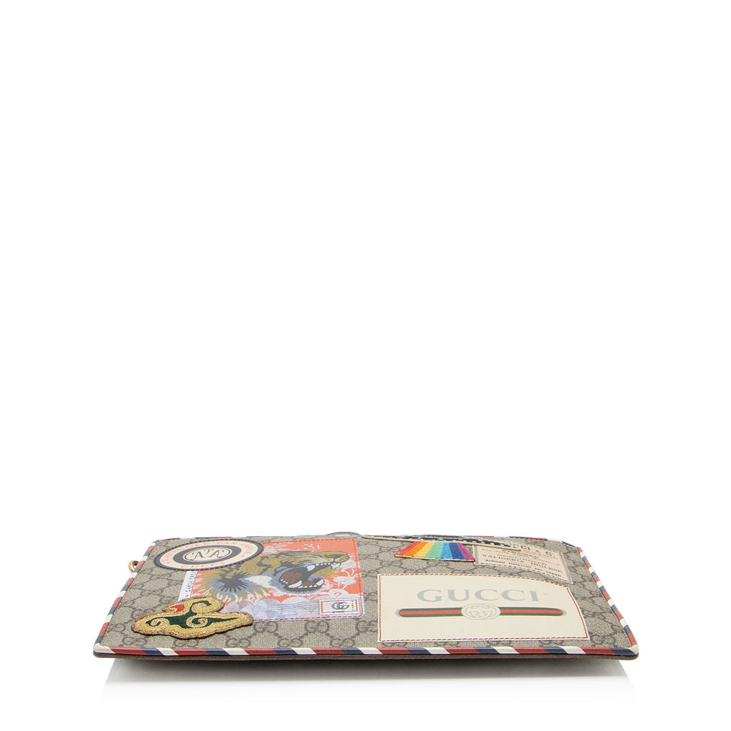 Gucci Soft GG Supreme Gucci Courrier Messenger Clutch