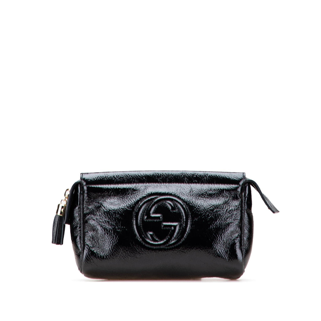 Gucci Soft PatLBt Soho Clutch