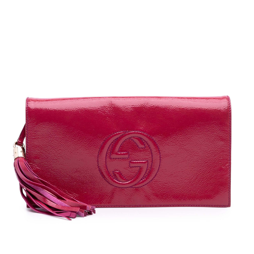 Gucci Soft PatLBt Soho Disco Clutch