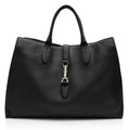 Gucci Soft Pebbled Leather Jackie Medium Tote - FINAL SALE (SHF-8Qshpx)
